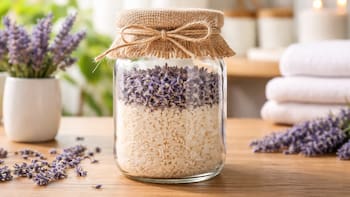 Es tendencia | Para qué sirve poner un frasco de arroz con lavanda en el interior de la casa y por qué lo recomiendan