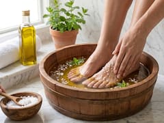 Lavar los pies con aceite de oliva y sal: por qué lo recomiendan los expertos y para qué sirve