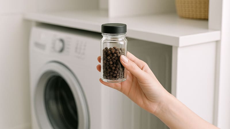 Poner pimienta negra en el lavarropas: para qué sirve, por qué lo recomiendan y en qué momento hacerlo