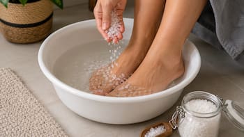 Lavarse los pies con sal y vinagre: ¿para qué sirve y por qué lo recomiendan los expertos?
