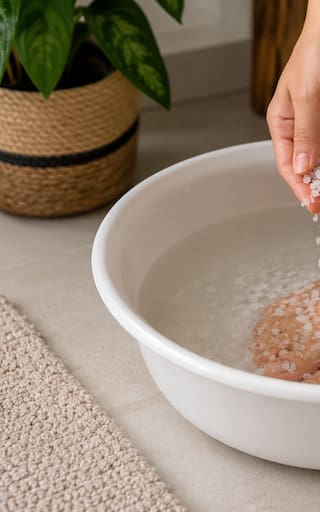 Para qué sirve lavarse los pies con sal gruesa y por qué recomiendan hacerlo durante 15 minutos