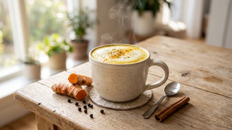 Tomar leche dorada en ayunas tiene múltiples beneficios para el organismo. Foto (IA)