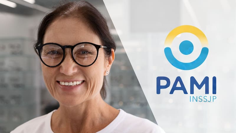 El Programa de Atención Médica Integral (PAMI) ofrece cobertura total de anteojos para afiliados con problemas de visión diagnosticados por un médico de la cartilla.