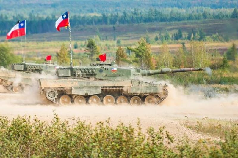 Leopard 2A4 del Ejército de Chile