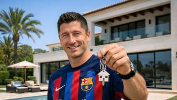 Dos años de prisión por quedarse con tres millones por la venta no concretada de una casa de lujo a Lewandowski, el delantero de Barcelona