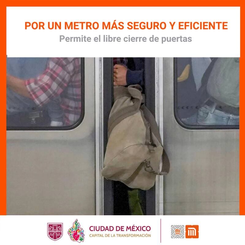 Adiós para siempre a la mochila | Metro se sumó a Metrobús y ahora nadie será capaz de portar dicho accesorio (foto: archivo).