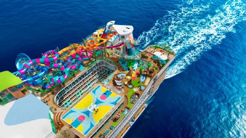 Render del barco Leyenda de los Océanos. Fuente Royal Caribbean.