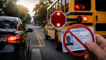 Oficial | Por orden del Gobierno, revisarán caso por caso y quitarán la licencia de conducir a quienes hayan pasado un bus escolar detenido si acumulan más infracciones