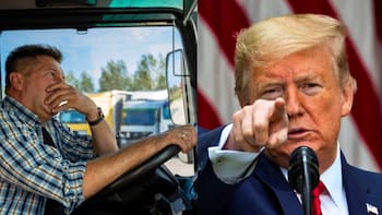 Oficial | Trump sancionó a California por no respetar este requisito y ahora todos estos conductores pueden perder la licencia de conducir