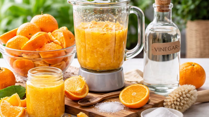 Licuar cáscara de mandarina y vinagre blanco: para qué sirve y por qué recomiendan hacerlo. (Fuente: Archivo)