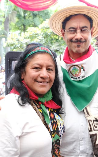 Iván Cepeda anunció a Aída Quilcué como su fórmula vicepresidencial para las elecciones en Colombia