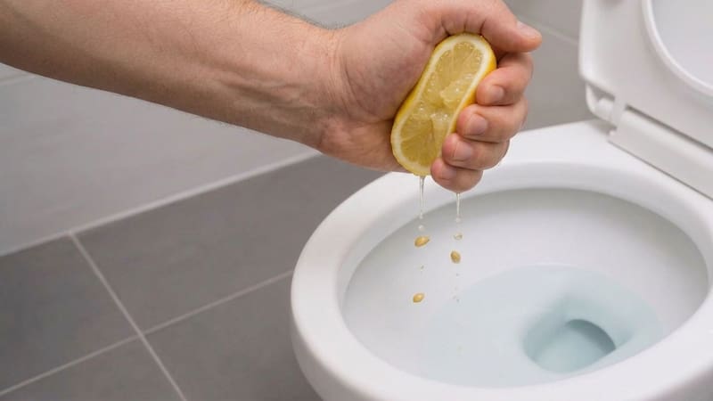 Exprimir medio limón en el inodoro una vez a la semana: para qué sirve y en qué te beneficia.