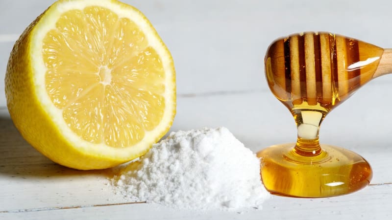 Método casero del limón, bicarbonato y miel