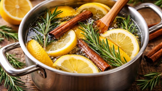 Hervir cáscara de limón, canela y romero: para qué sirve y por qué lo recomiendan