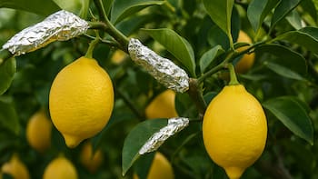 Poner papel aluminio en el limonero puede salvar tus limones: para qué sirve y por qué lo recomiendan