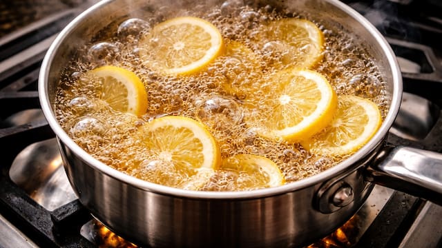 Hervir vinagre y limón en la cocina: qué beneficios tiene y para qué sirve