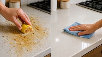 Cómo desengrasar la cocina con un limón seco: el método de limpieza que deja impecable las superficies en pocos minutos