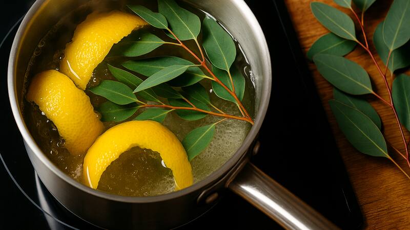 Es tendencia | Hervir cáscara de limón y eucalipto: para qué sirve y por qué recomiendan hacerlo (Fuente: Chat GPT Imagen ilustrativa)