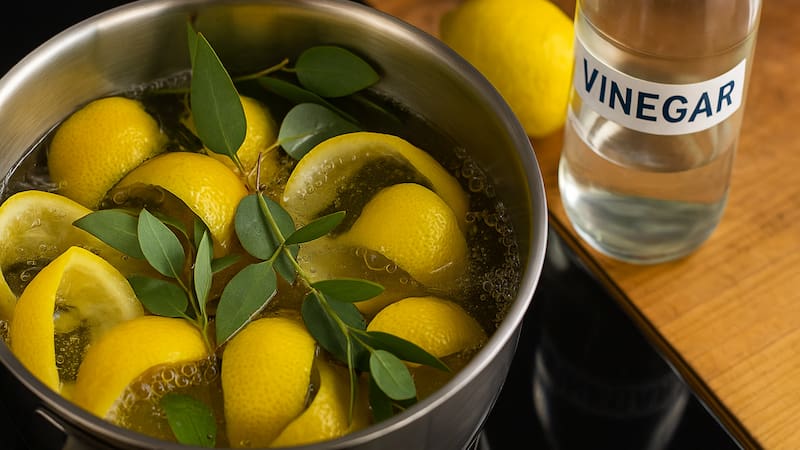 Es tendencia | Hervir cáscara de limón, eucalipto y vinagre: para qué sirve y por qué recomiendan hacerlo (Fuente: ChatGPT Imagen Ilustrativa)