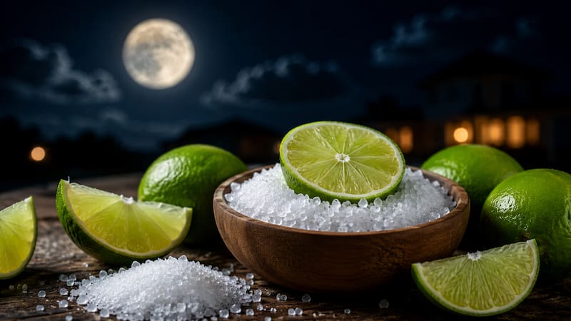 Mezclar sal y limón en las cuatro esquinas de la casa la noche de luna llena: para qué sirve y por qué puede ser clave para la vida.
