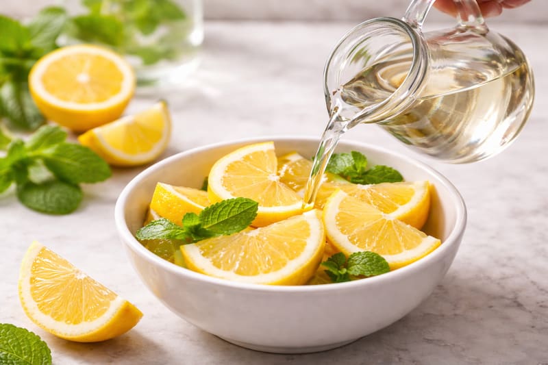 Exprimir 1 limón y mezclarlo con media taza de agua tibia es parte del proceso. Foto (Archivo)