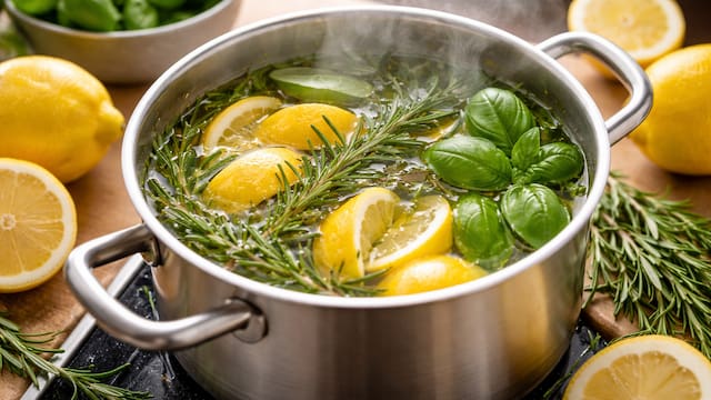 Hervir cáscara de limón, albahaca y romero: para qué sirve y por qué lo recomiendan