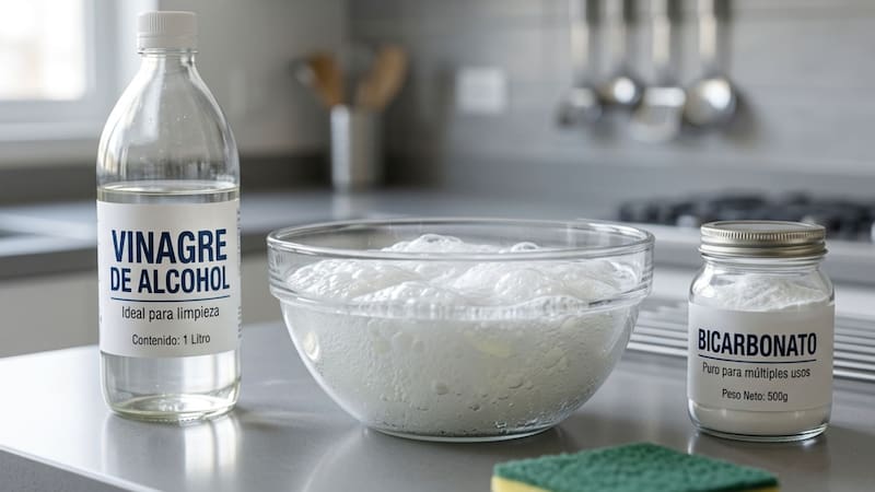 Limpiar la cocina con vinagre y bicarbonato de sodio: por qué recomiendan hacerlo y cuál es el secreto de esta mezcla
Fuente: IA
