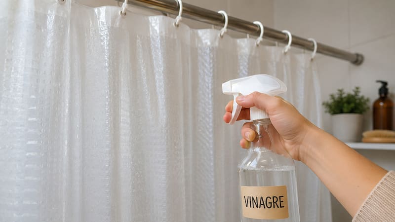 Limpiar con vinagre la cortina de baño: para qué sirve y por qué lo recomiendan