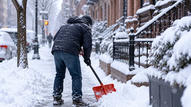 Nueva York multa con hasta US$250 a quienes no retiren la nieve de las veredas: cuánto tiempo tienen para hacerlo