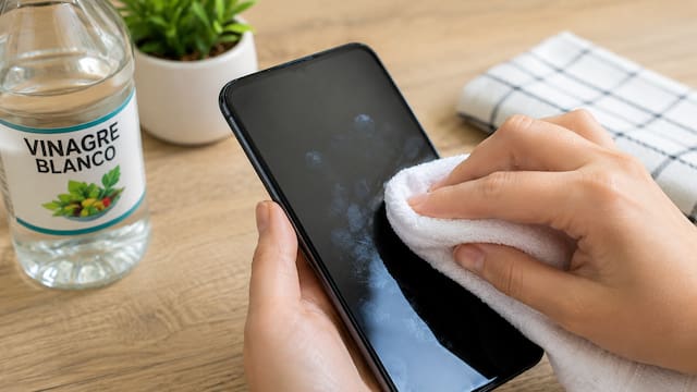 Limpiar la pantalla del móvil con vinagre: para qué sirve y por qué cada vez más personas lo hacen