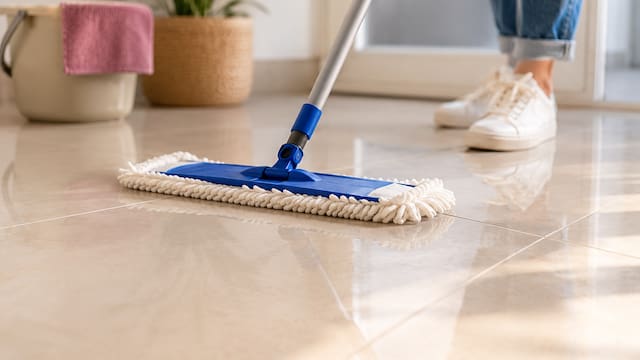 Ni vinagre ni bicarbonato: el truco ideal para limpiar el piso rápidamente y evitar que pierda su brillo