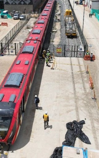 ¿Cuántos kilómetros de viaducto tiene construidos la Línea 1 del Metro?