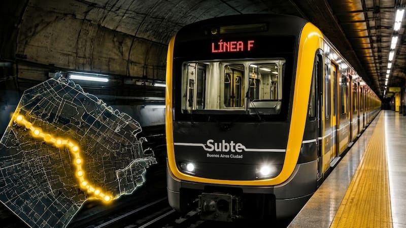 Abren las licitaciones para la construcción de la Línea F de Subte.