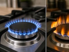 Qué significa que la llama de la cocina salga amarilla en lugar de azul y cuándo hay que prestarle atención