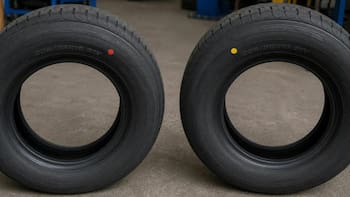 Pocos lo saben: para qué sirven los puntos amarillos y rojos en las llantas de los autos y para qué están