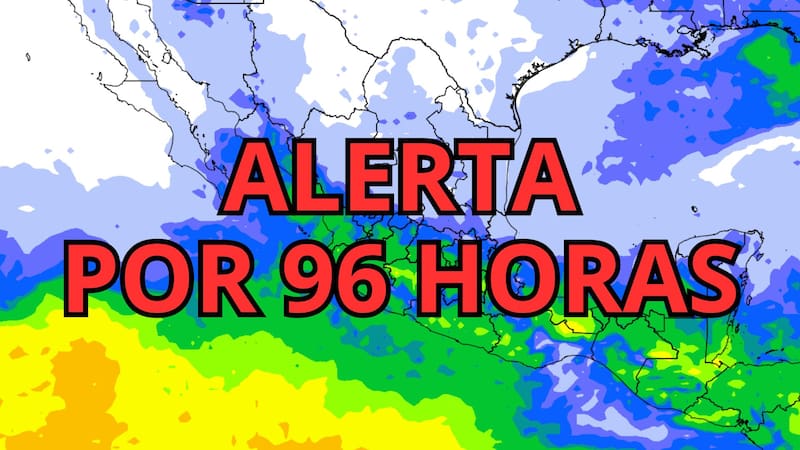 Llega el diluvio del año este viernes 21 de agosto: 96 horas de tormentas intensas y vientos de hasta 70 km/h