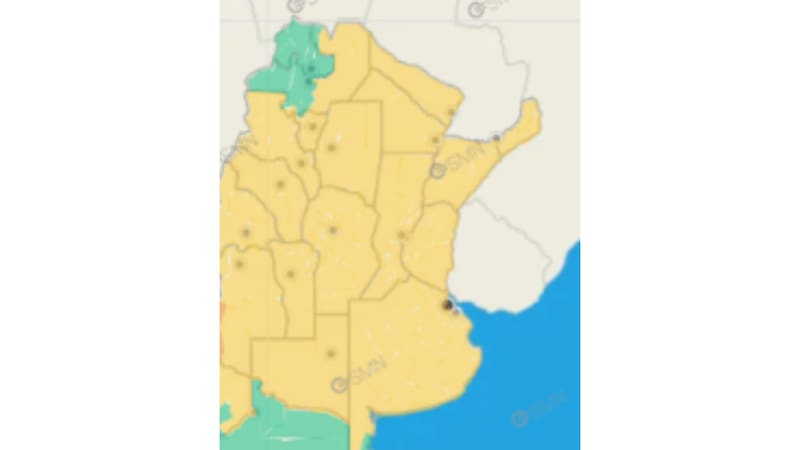 Las tormentas serán durante todo le día jueves.