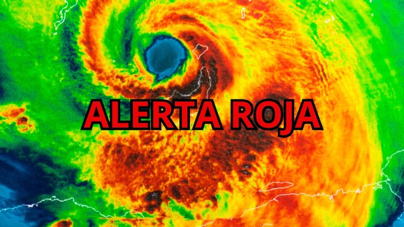 El Servicio Meteorológico Nacional emitió una alerta naranja.