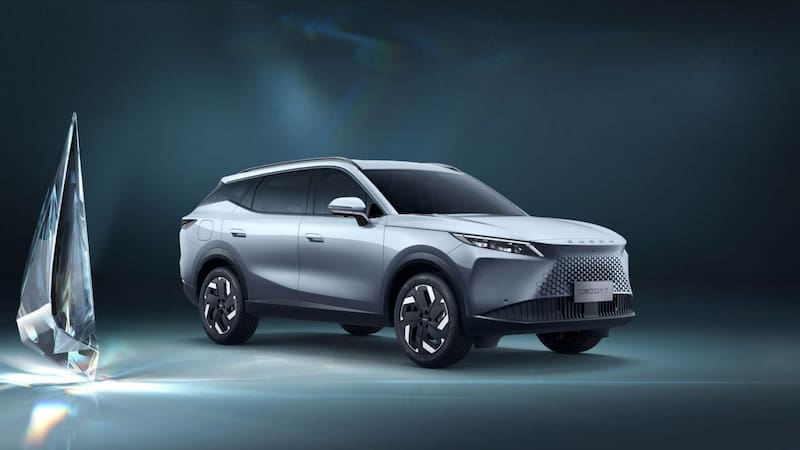 Llega el SUV de Omoda más esperado: se trata de un nuevo modelo con motor eléctrico y diseño futurista. (Fuente: Omoda).