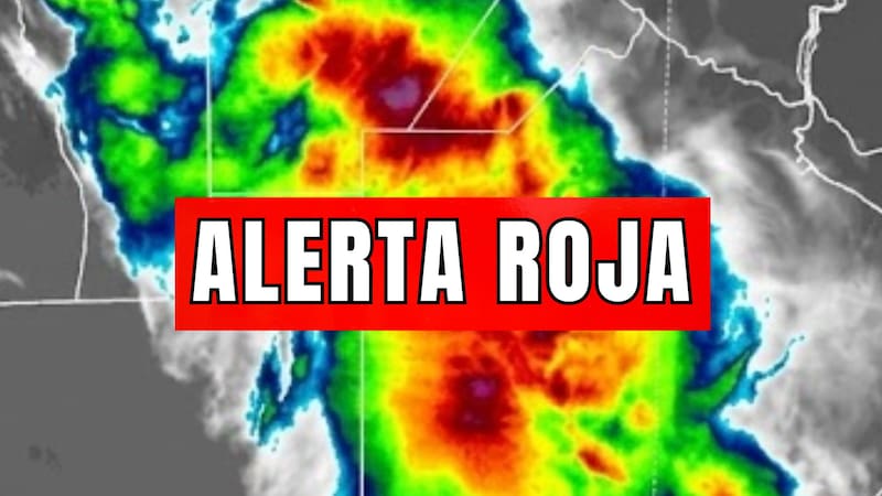 Las tormentas permanecerán a lo largo de tres días.