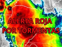 Se viene un diluvio histórico con tormentas por 72 horas: intensas lluvias y ráfagas de viento de 60 kilómetros por hora