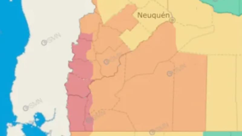 Llega un diluvio histórico y hay alerta roja por tormentas, ráfagas de viento y granizo: cuáles son las zonas en peligro extremo
Fuente: SMN