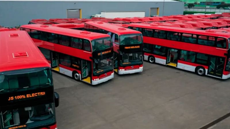 Llegaron los colectivos de dos pisos: sus horarios y frecuencias. Foto: Ministerio de Transporte de Chile