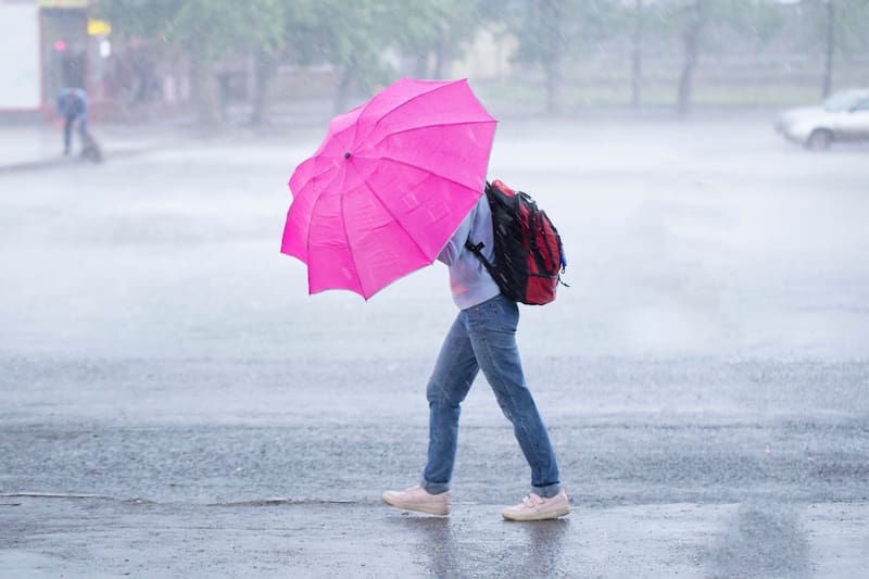 Se acerca un diluvio histórico con 72 horas de tormentas, lluvias intensas y vientos de 70 km/h: las zonas afectadas. Fuente: Shutterstock.