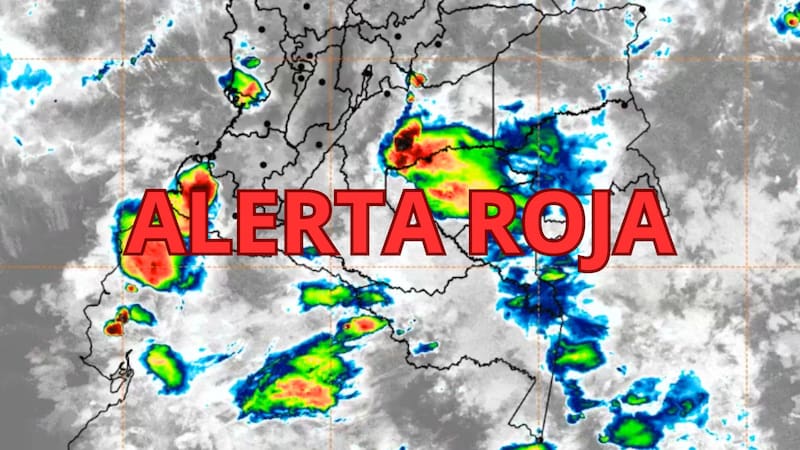 Las autoridades monitorean un evento atmosférico que podría dejar lluvias persistentes, descargas eléctricas y fuertes vientos.