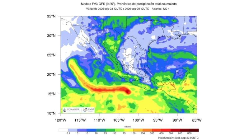 Se vienen las lluvias intensas, granizo y vientos de hasta 90 km/h este jueves 24 de septiembre: los estados afectados.