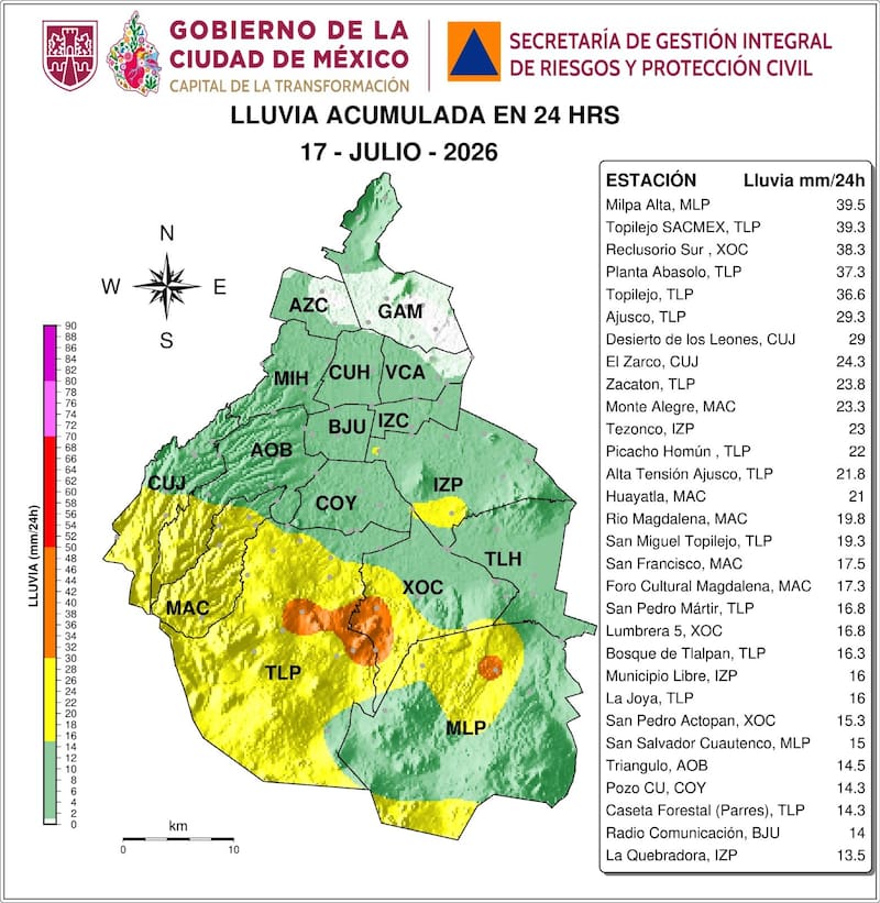 Recomendaciones ante las lluvias y tormentas eléctricas.