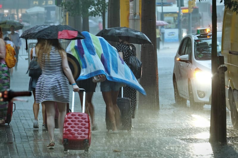 Se espera que en ciertas zonas del país haya fuertes lluvias.