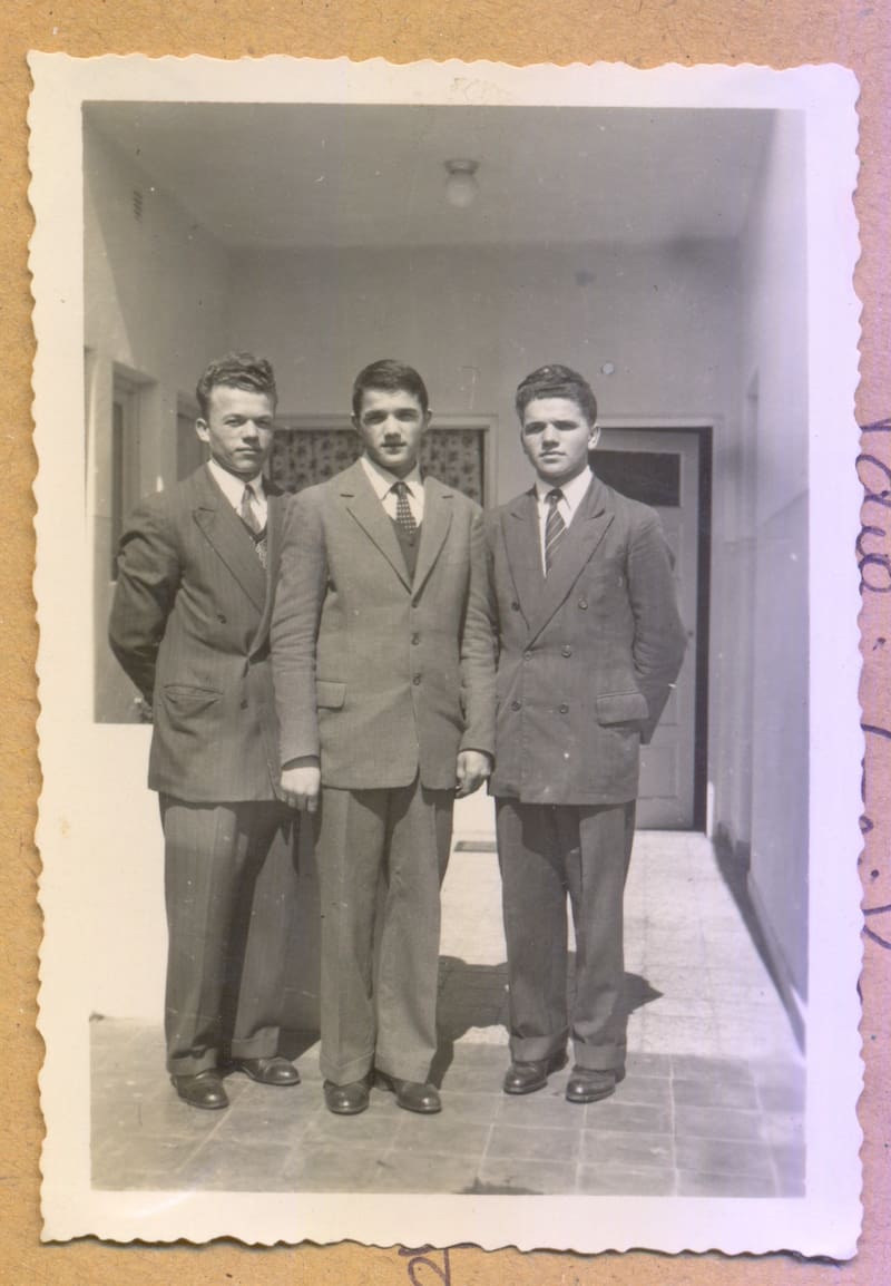 Los 3 hermanos fundadores: Félix, Antonio y Cirilo Oblak
