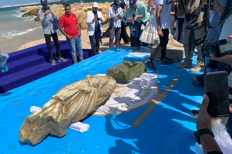 Los arqueólogos creen que el sitio podría corresponder a una extensión de la antigua ciudad de Canopo.